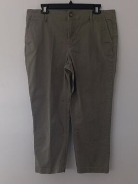 LOFT The Slim Chino Cropped Pants #3680